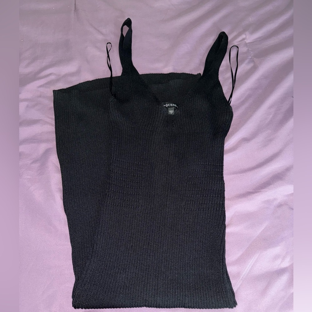 GUESS black long dress